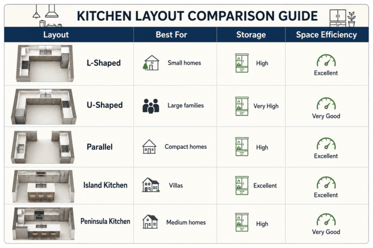 open kitchen design