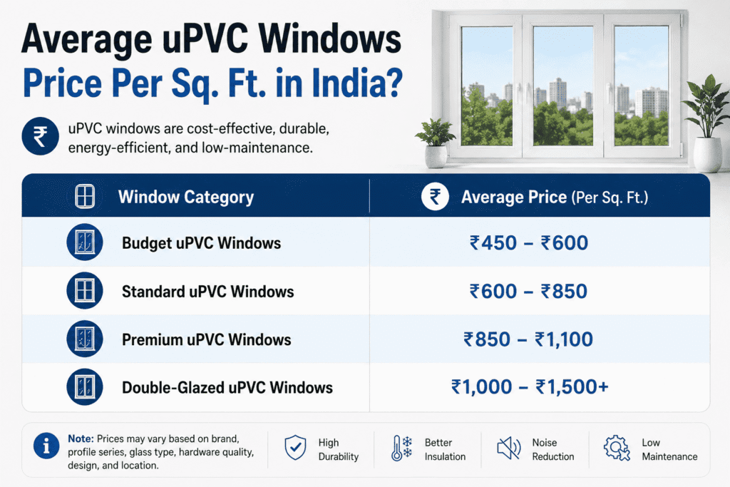 upvc windows price