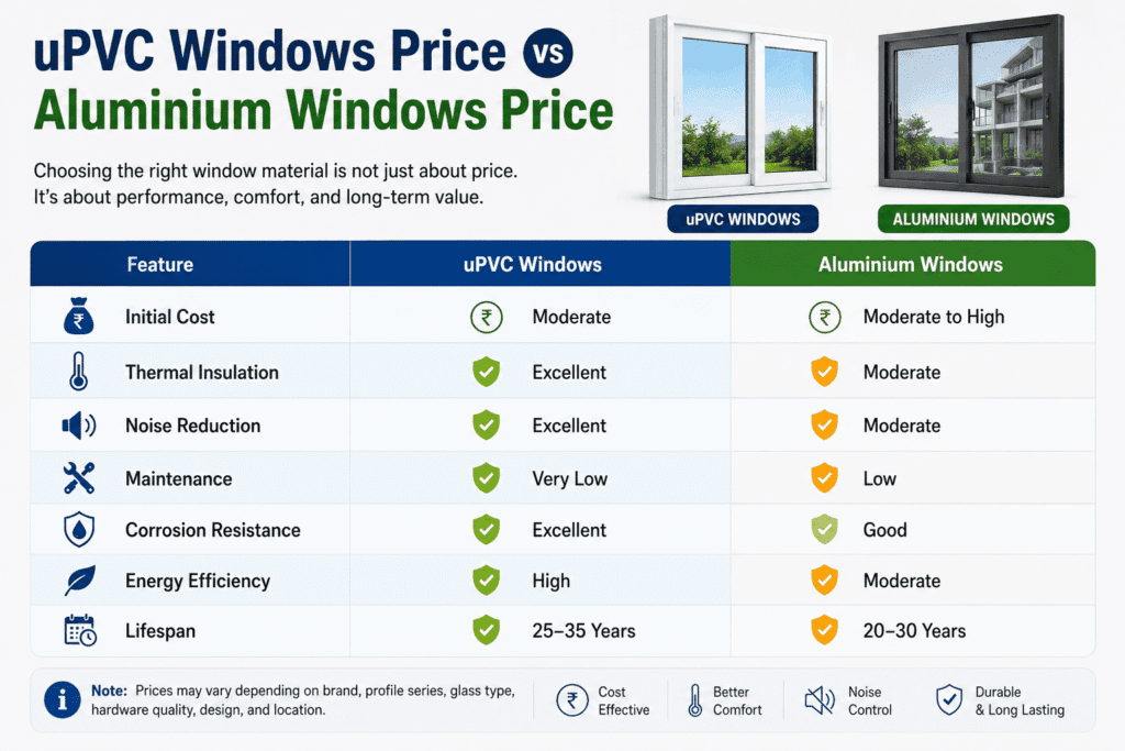 uPVC Windows Price